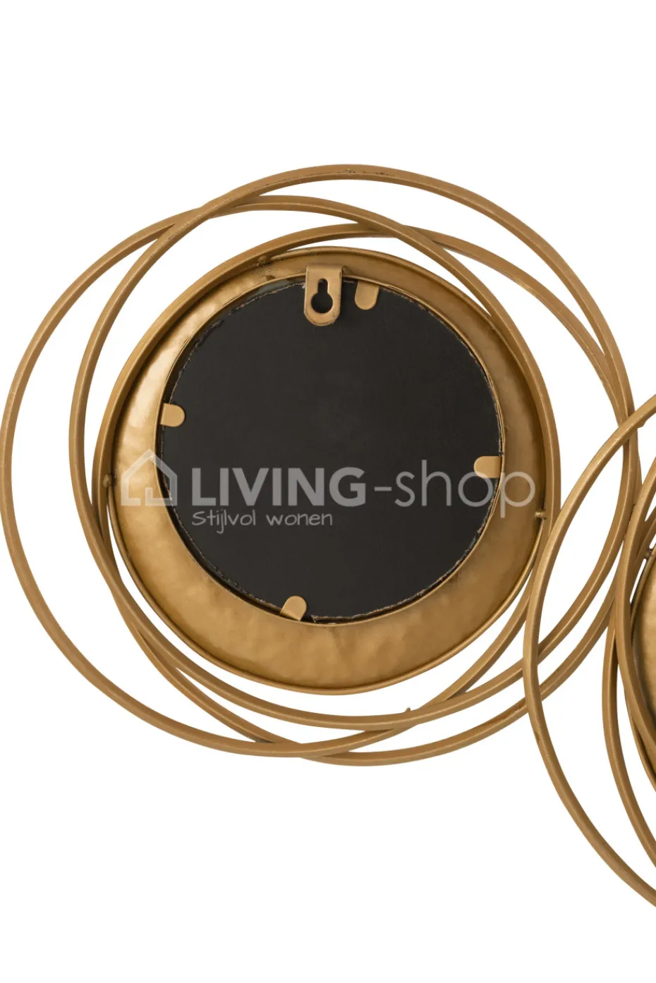 J-LINE Wanddecoratie Cirkels Goud Muurdecoratie