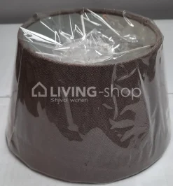 J-LINE Wandlamp met lampenkap, landelijke wandverlichting antiek brons