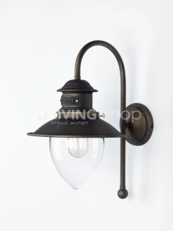 Verlichting online Wandlamp scheepslamp brons Maritieme buitenverlichting donkerbrons