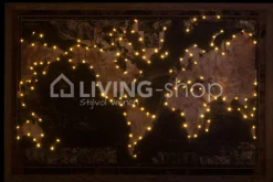 J-LINE Wereldkaart led muurdeco, wanddecoratie