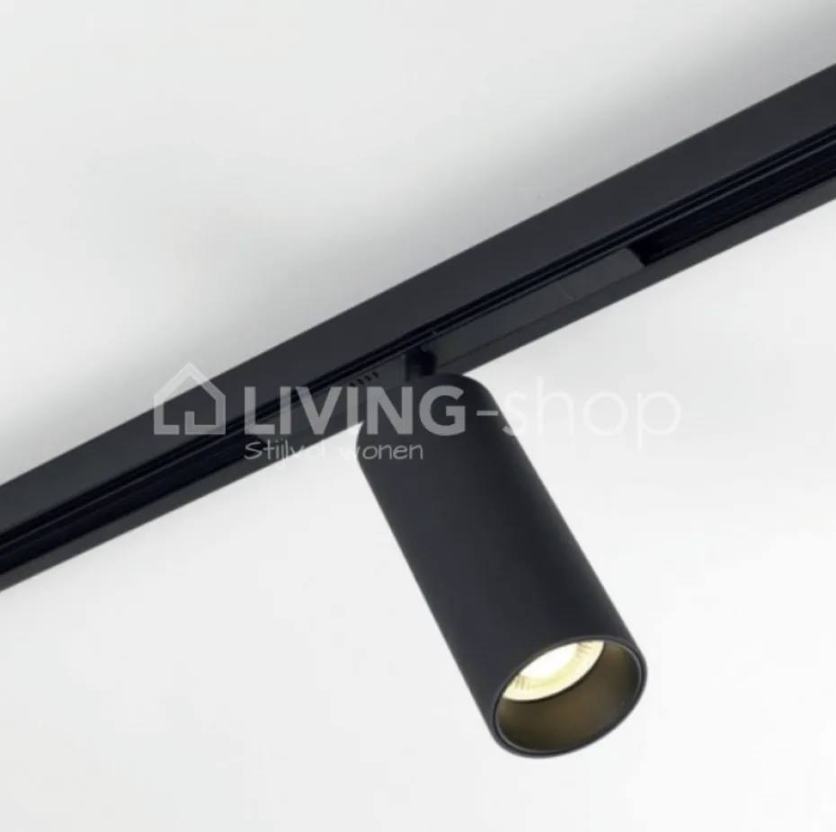 Verlichting online Zwarte Micro tube spot LED L13,5xB4CM