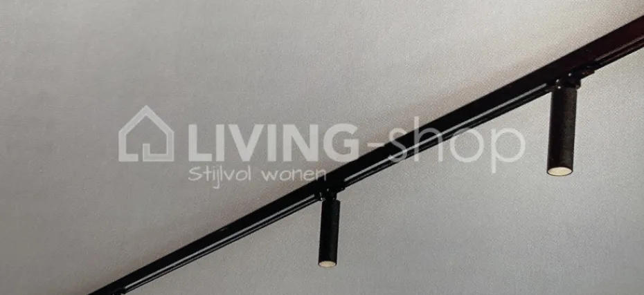 Verlichting online Zwarte Micro tube spot LED L13,5xB4CM