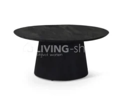 Castle-Line Zwarte Ronde Salontafel Lotus Castle Line dia 40cm