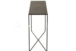J-LINE Zwarte wandtafel / console zwart metaal